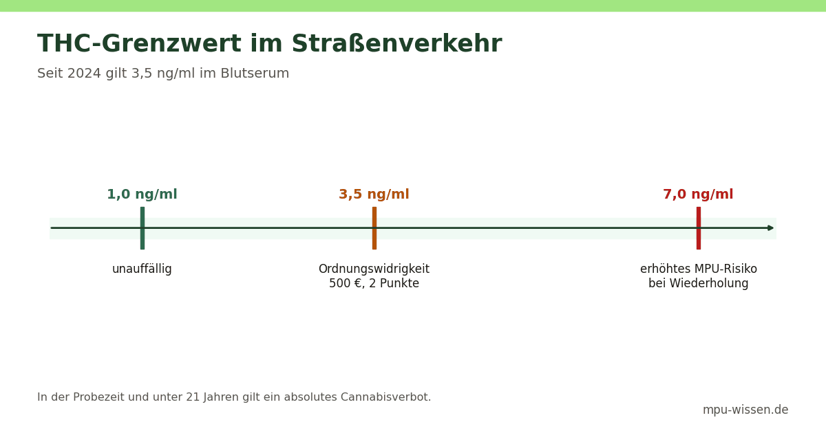 THC-Grenzwert im Straßenverkehr – Seit 2024 gilt 3,5 ng/ml im Blutserum